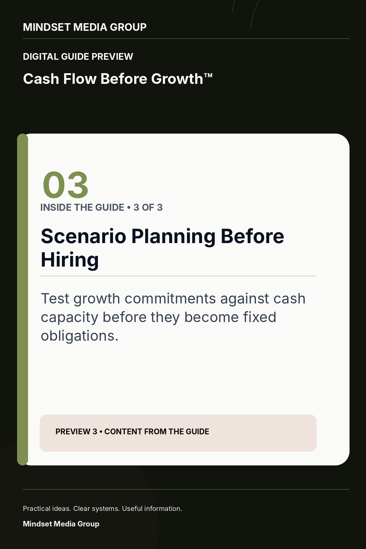 Cash Flow Before Growth™ — Preview 03 of 3 — content from the guide