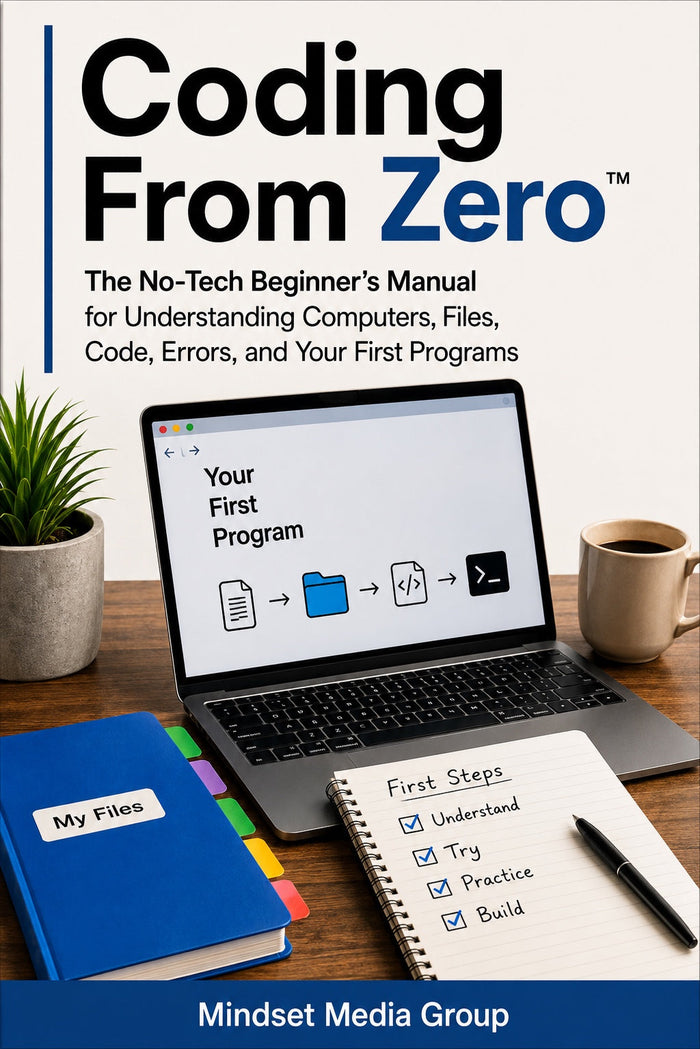 Coding From Zero™ digital guide cover by Mindset Media Group