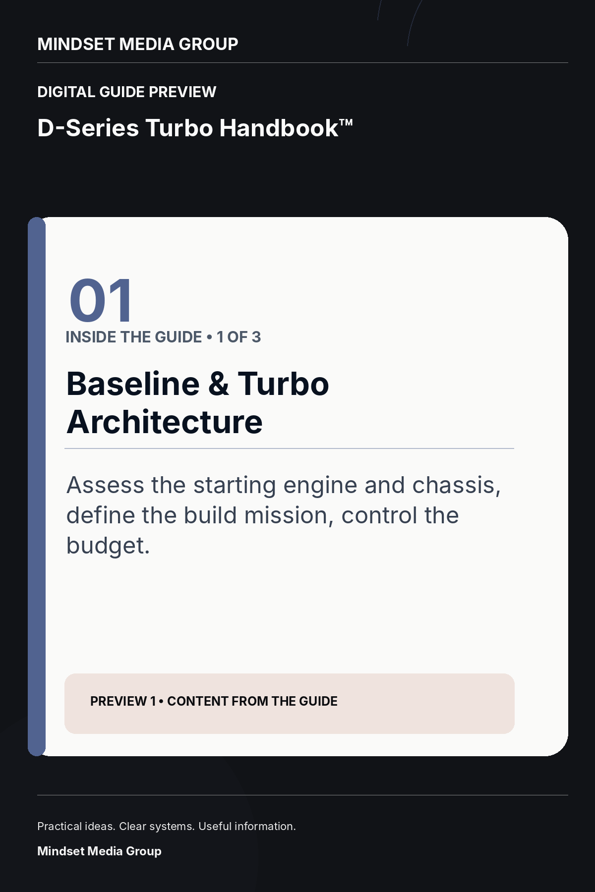 D-Series Turbo Handbook™ — Preview 01 of 3 — content from the guide