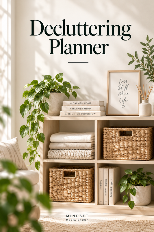 Decluttering Planner cover — Mindset Media Group
