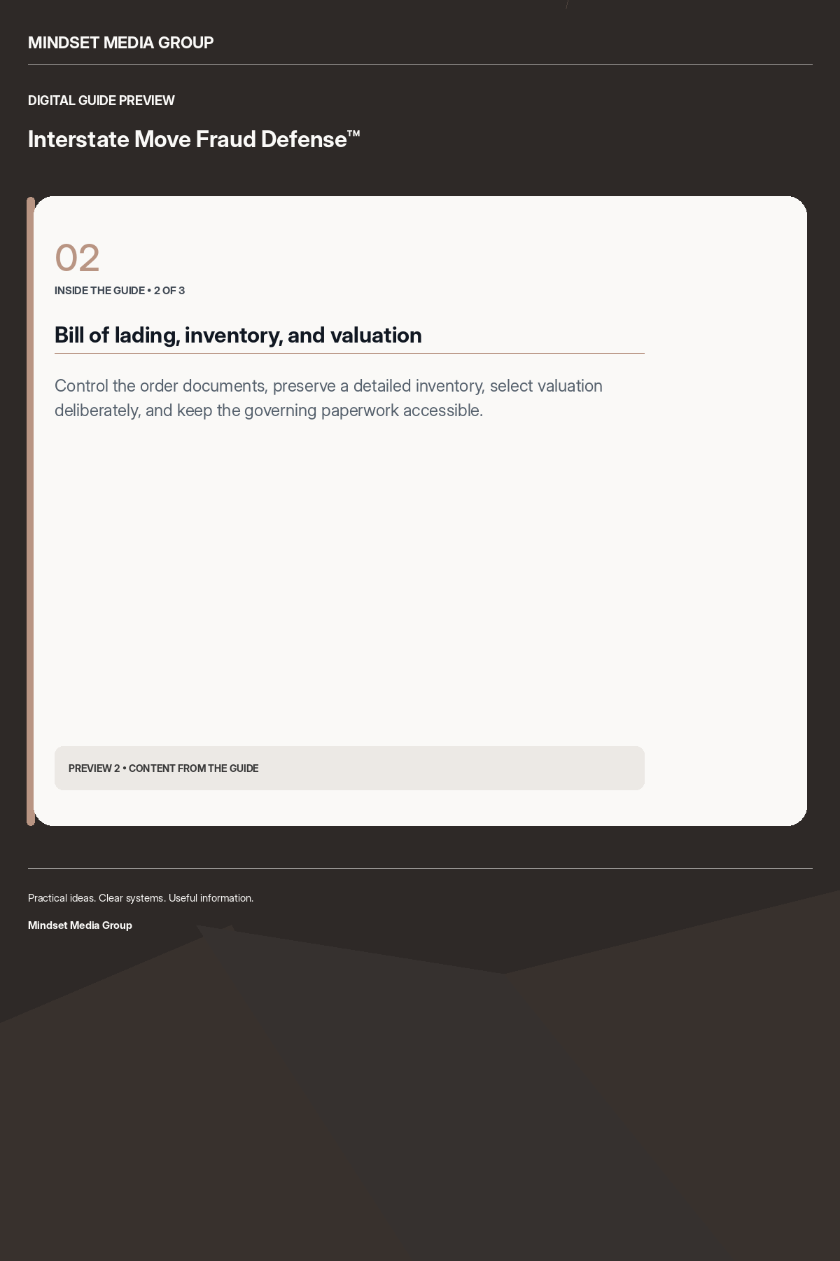 Interstate Move Fraud Defense™ — Preview 02 of 3 — content from the guide