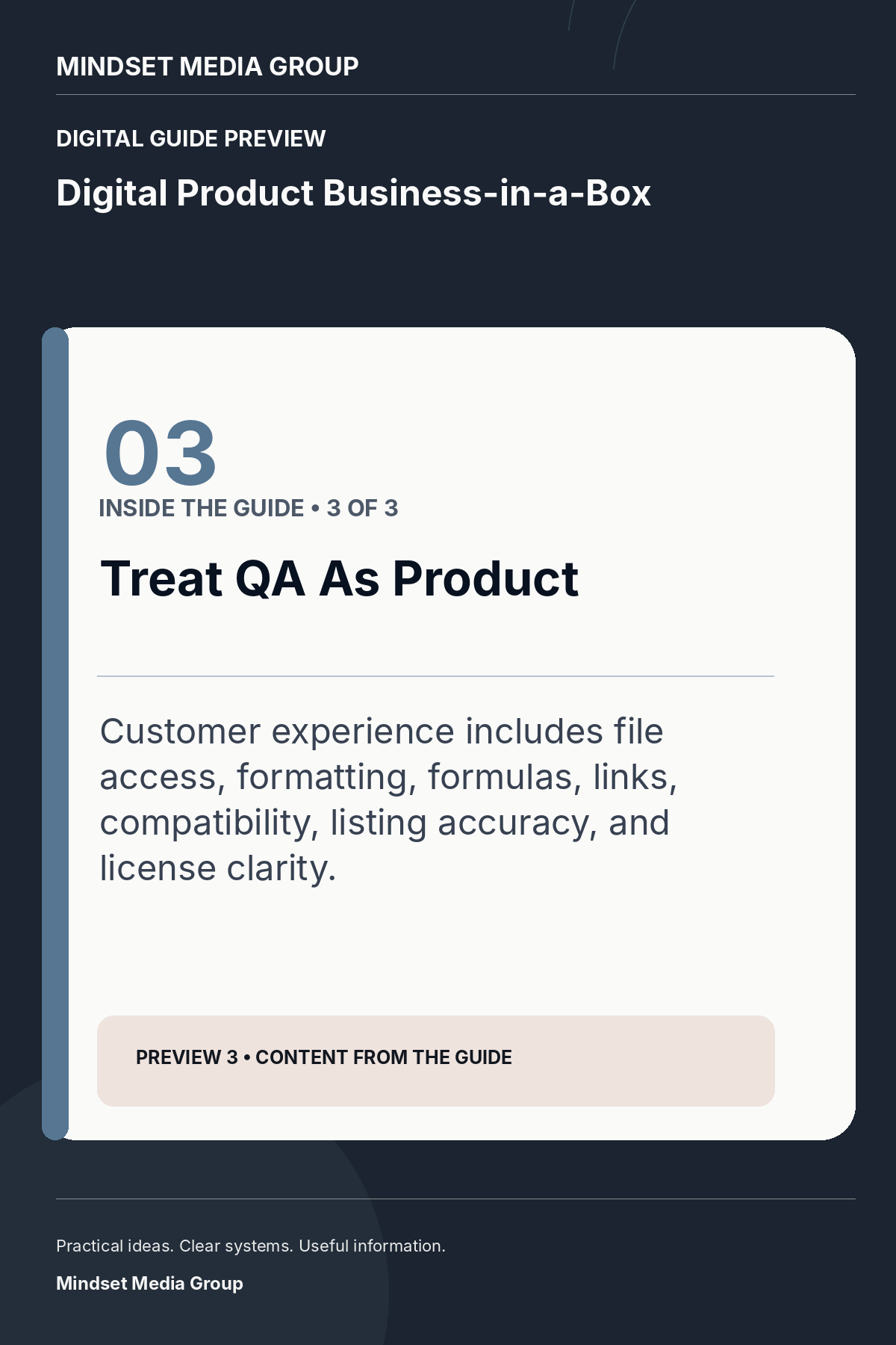 Digital Product Business-in-a-Box — Preview 03 of 3 — content from the guide