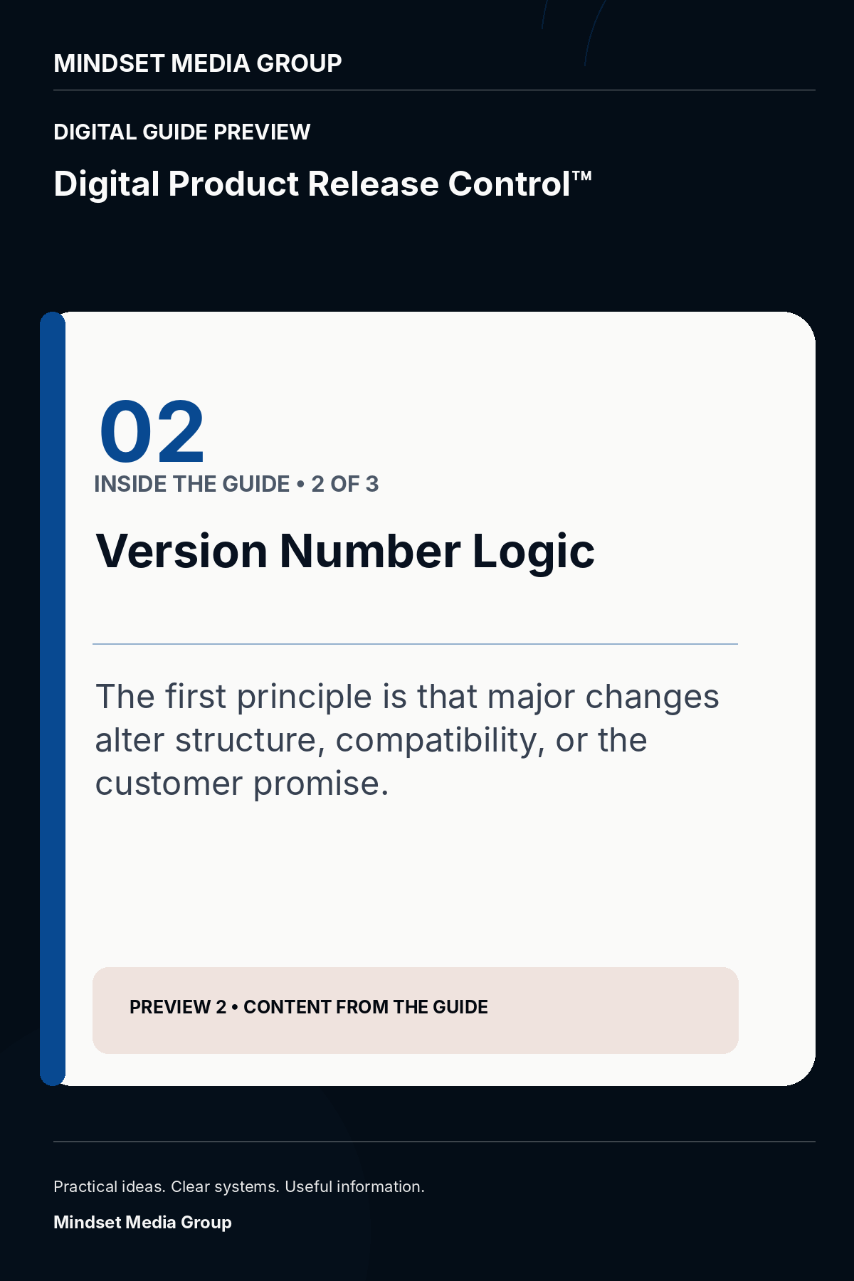 Digital Product Release Control™ — Preview 02 of 3 — content from the guide