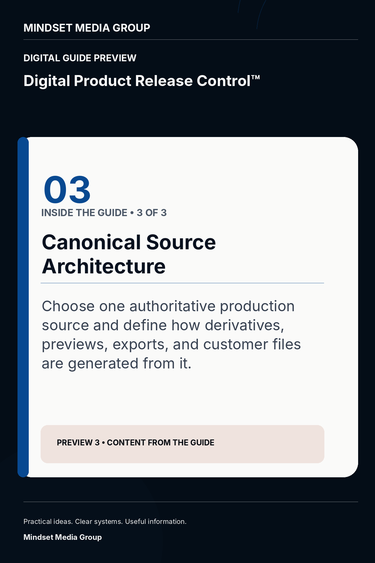 Digital Product Release Control™ — Preview 03 of 3 — content from the guide