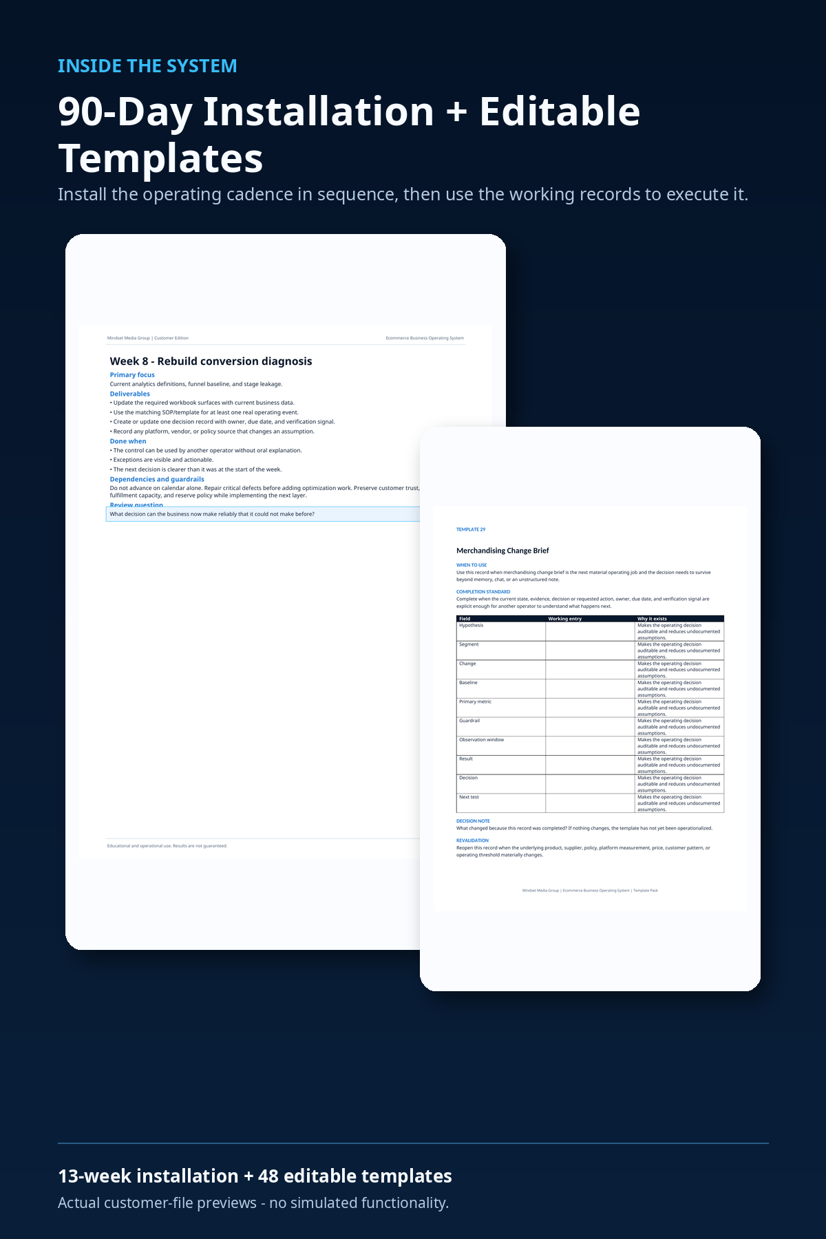 Ecommerce Business Operating System — Preview 03 of 3 — content from the guide