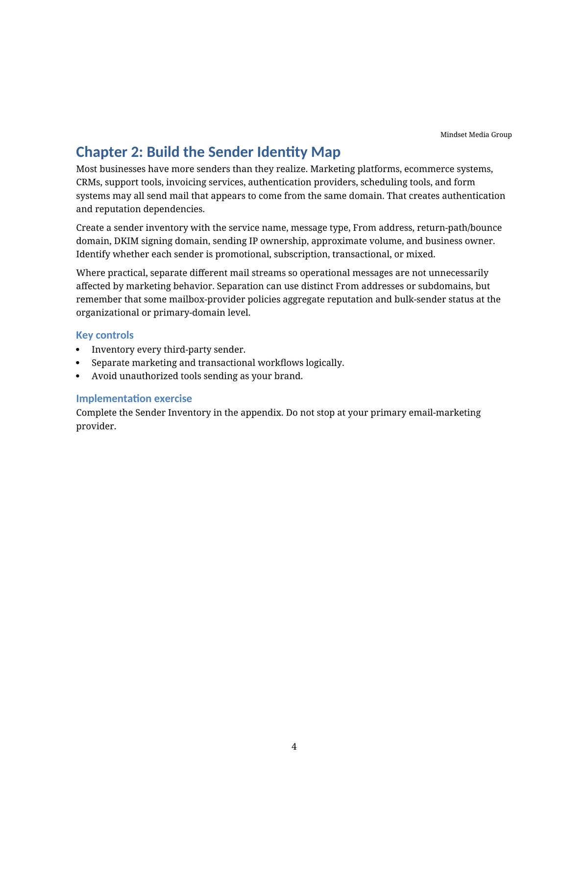 Email Deliverability & Domain Authentication System™ — Preview 01 of 3 — content from the guide