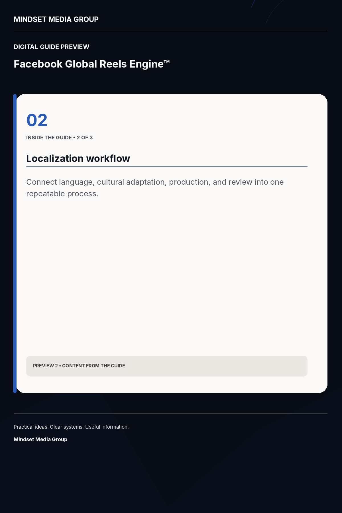 Facebook Global Reels Engine™ — Preview 02 of 3 — content from the guide