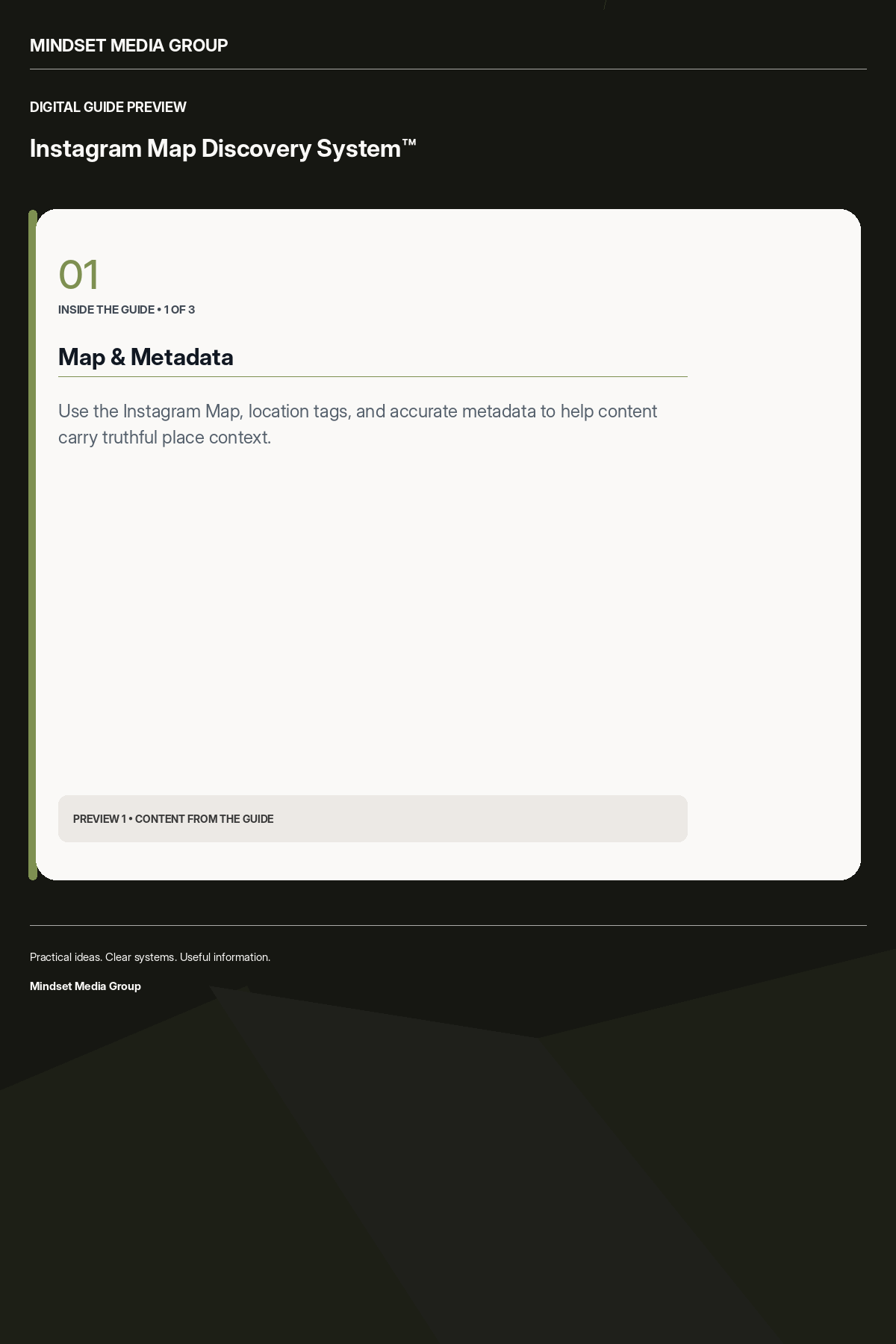 Instagram Map Discovery System™ — Preview 01 of 3 — content from the guide