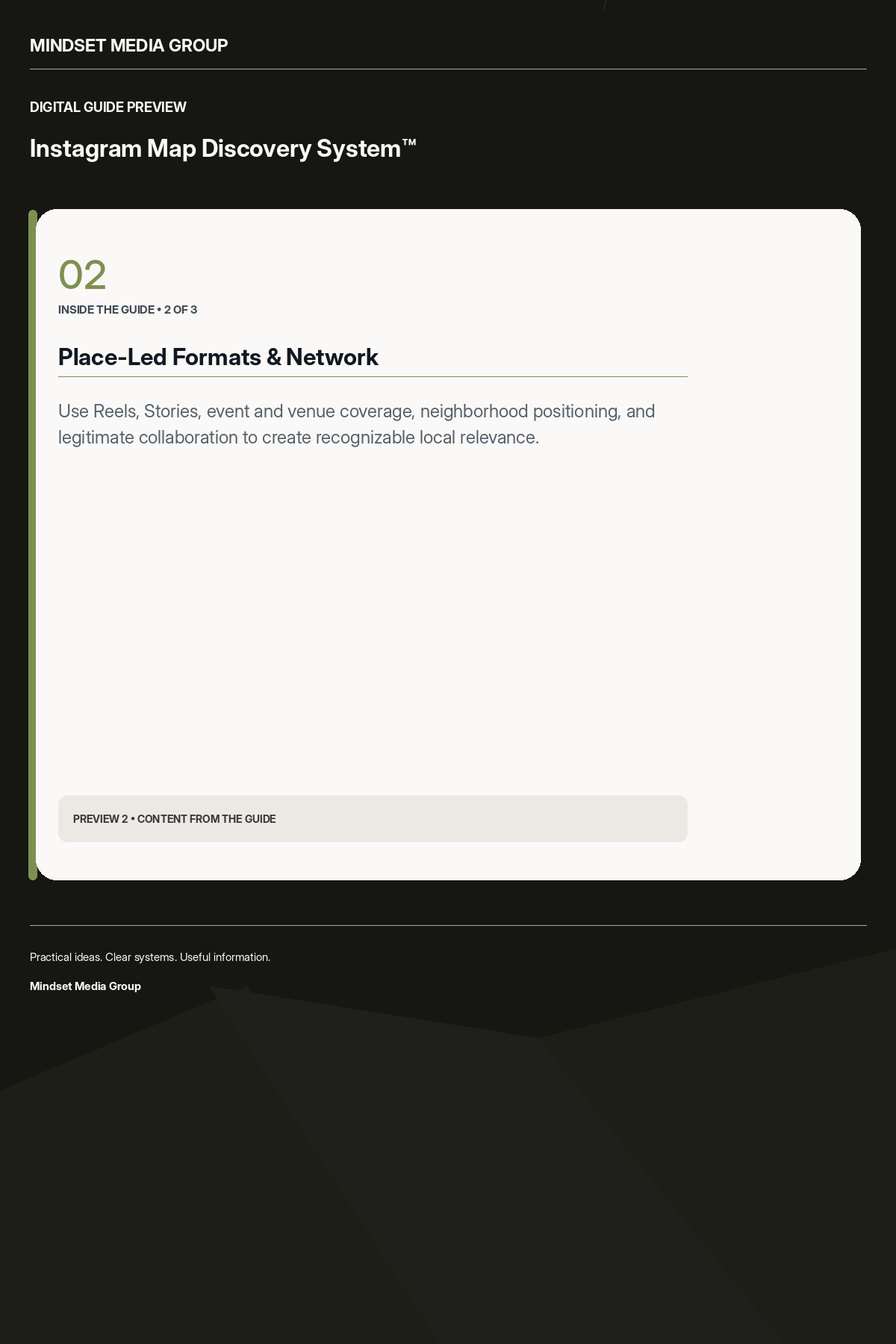 Instagram Map Discovery System™ — Preview 02 of 3 — content from the guide