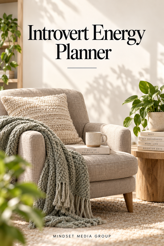 Introvert Energy Planner cover — Mindset Media Group