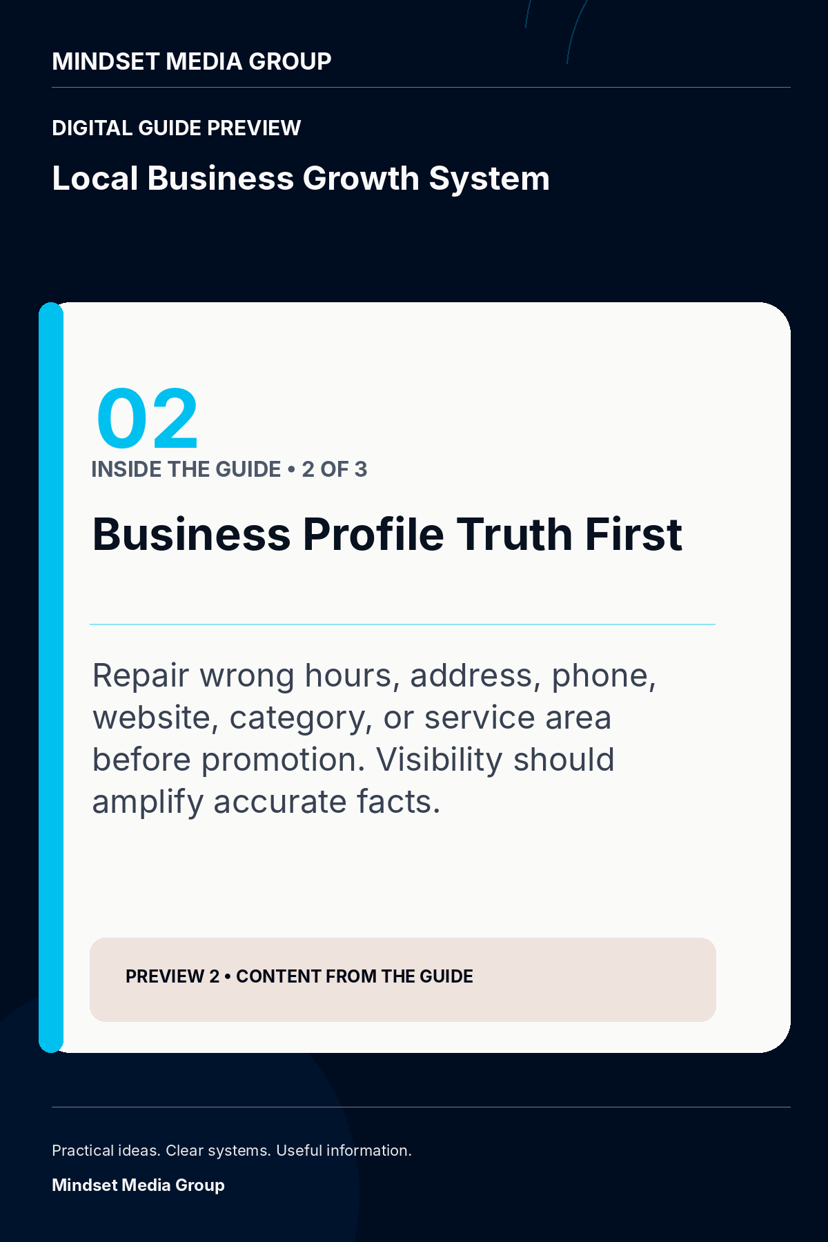 Local Business Growth System — Preview 02 of 3 — content from the guide