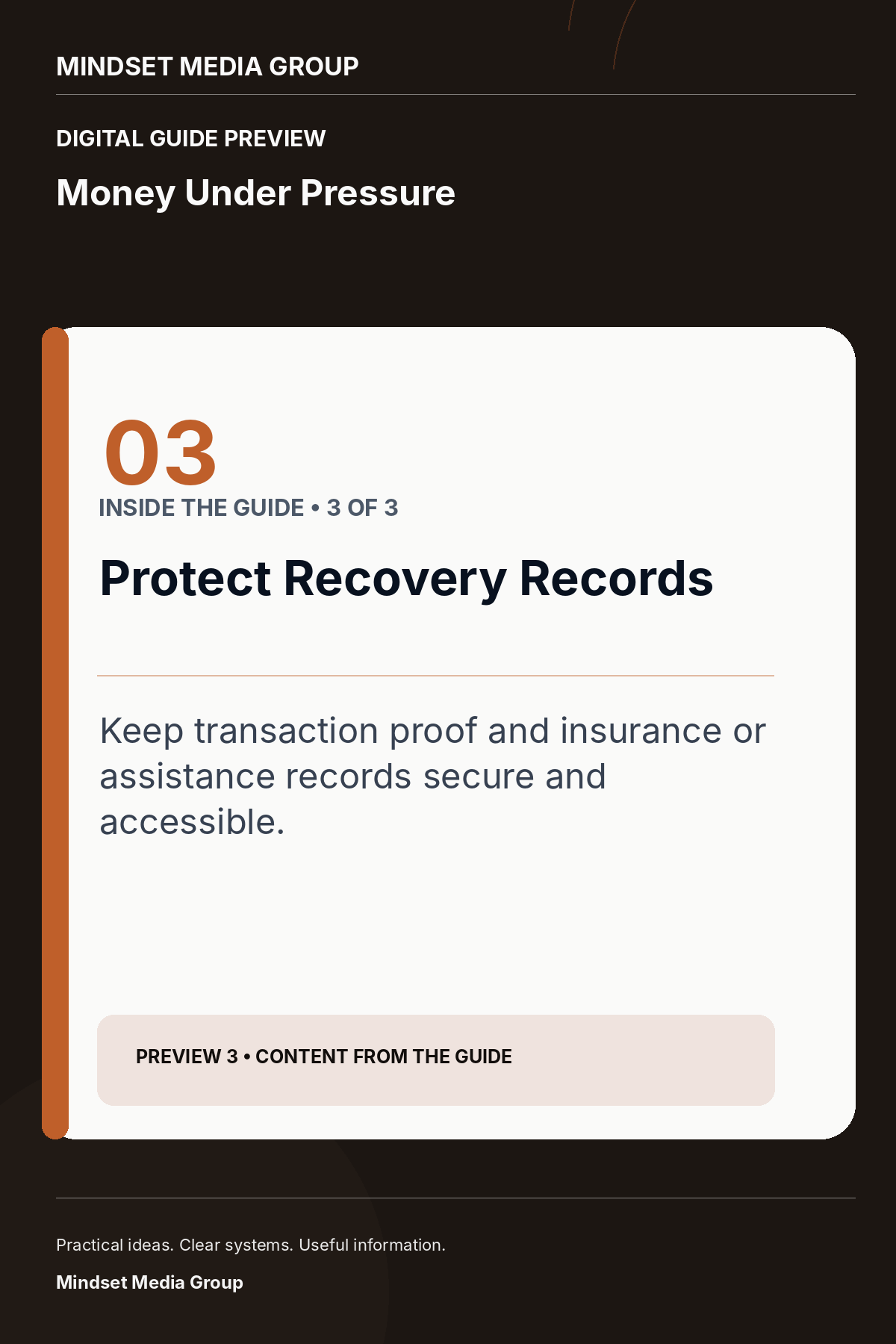 Money Under Pressure — Preview 03 of 3 — content from the guide