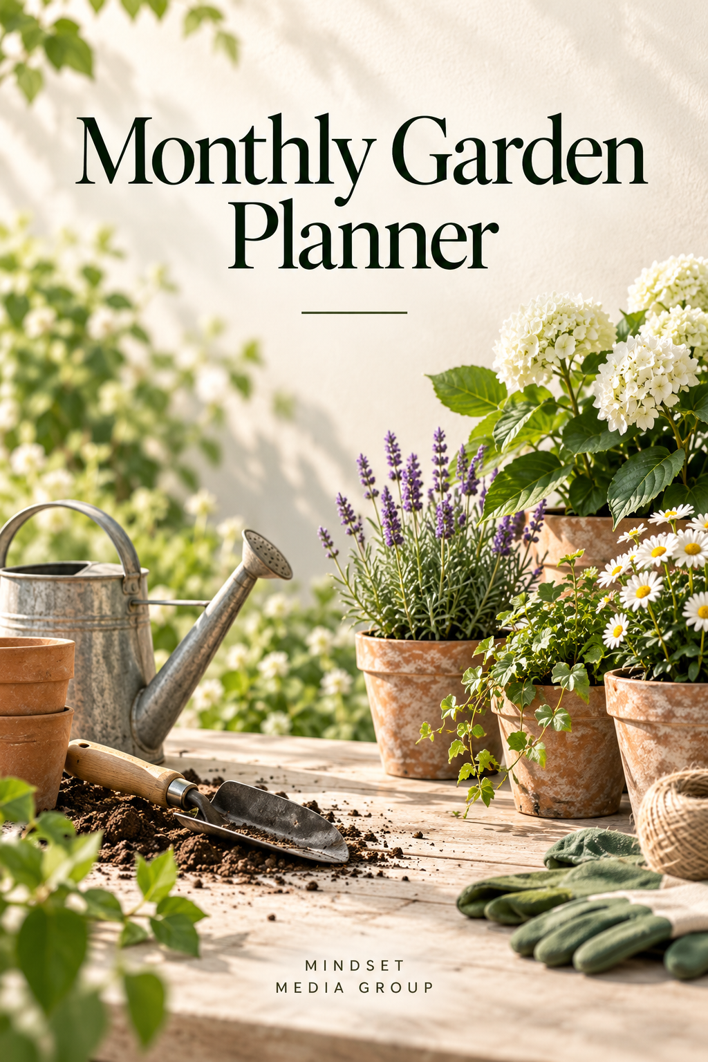 Monthly Garden Planner cover — Mindset Media Group