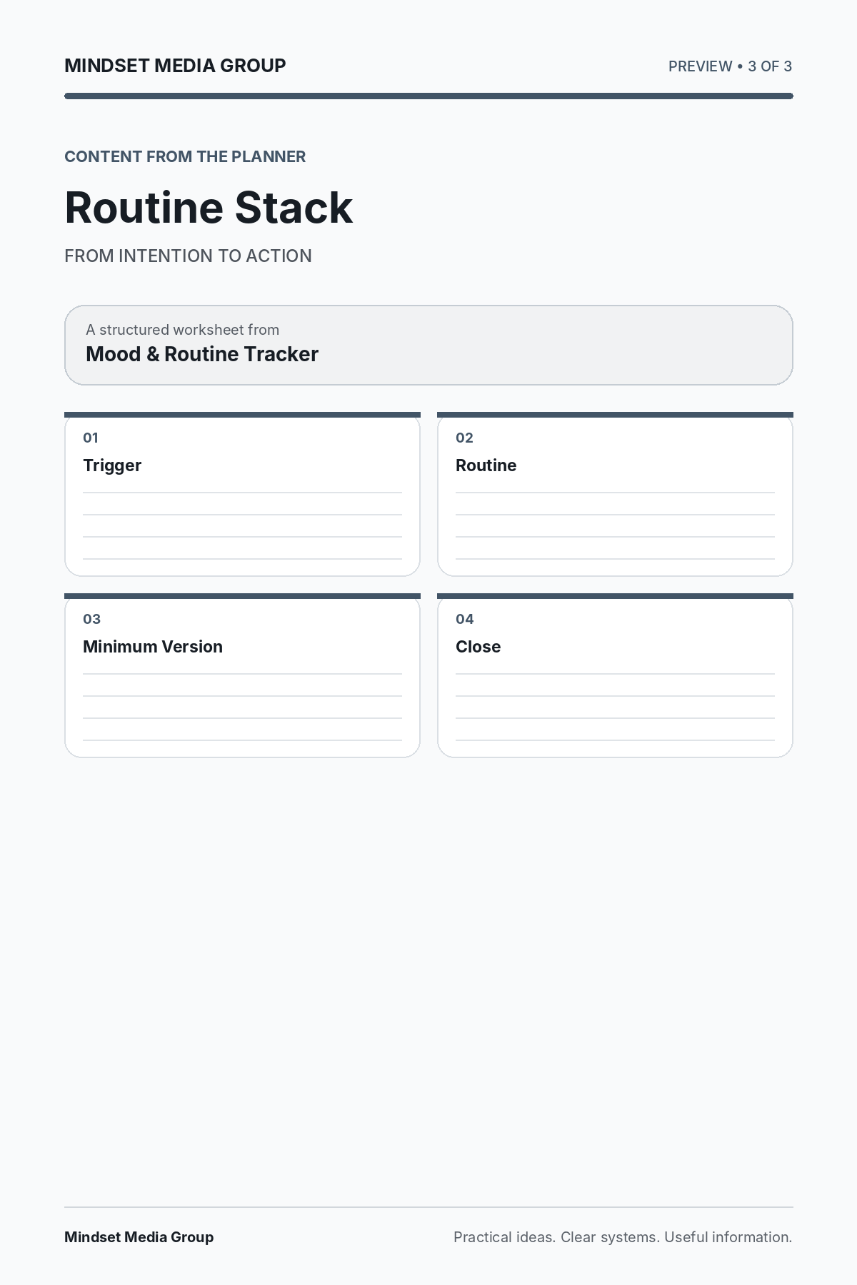 Mood & Routine Tracker — Preview 03 of 3 — content from the guide