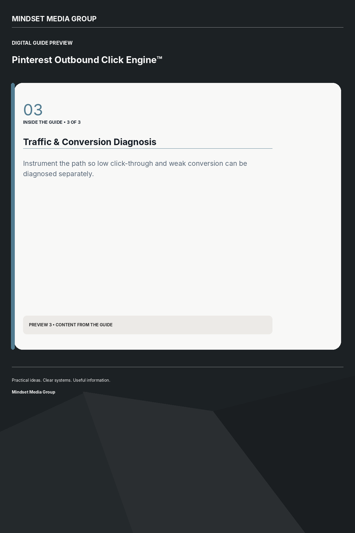 Pinterest Outbound Click Engine™ — Preview 03 of 3 — content from the guide