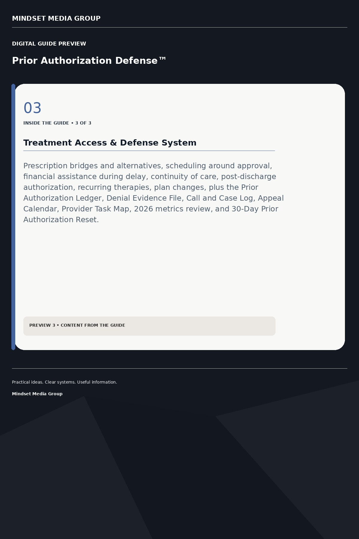 Prior Authorization Defense™ — Preview 03 of 3 — content from the guide