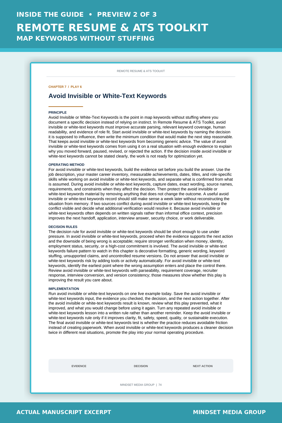 Remote Resume & ATS Toolkit™ — Preview 02 of 3 — content from the guide