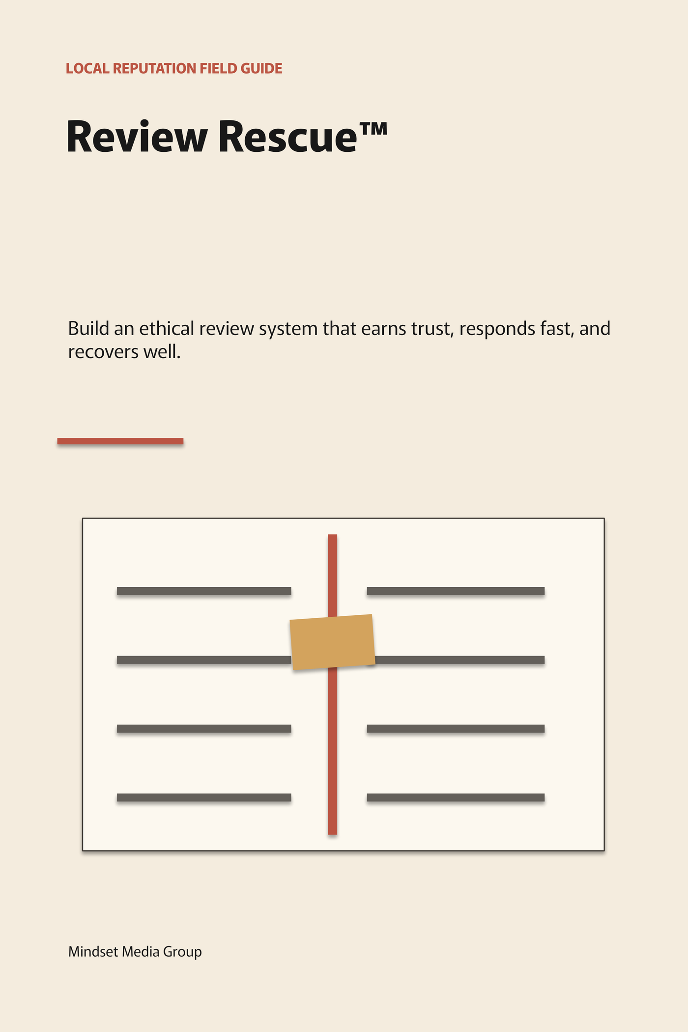 Review Rescue book cover by Mindset Media Group