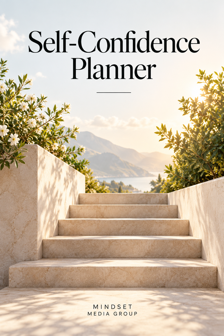 Self-Confidence Planner cover — Mindset Media Group