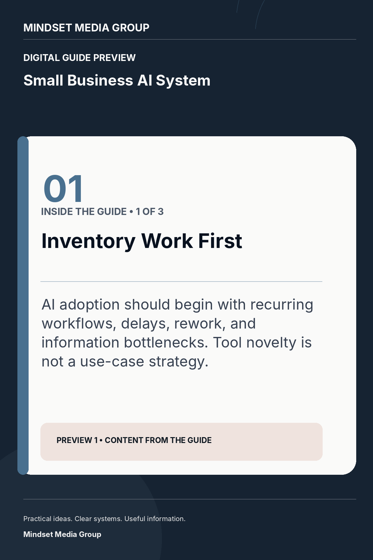 Small Business AI System — Preview 01 of 3 — content from the guide