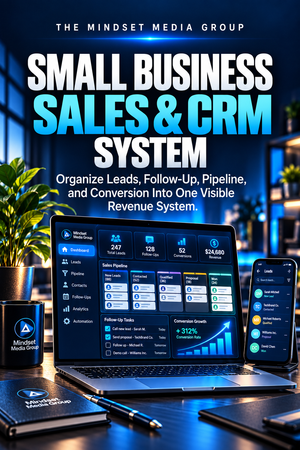 Small Business Sales & CRM System — 2:3 Business Growth Center series cover