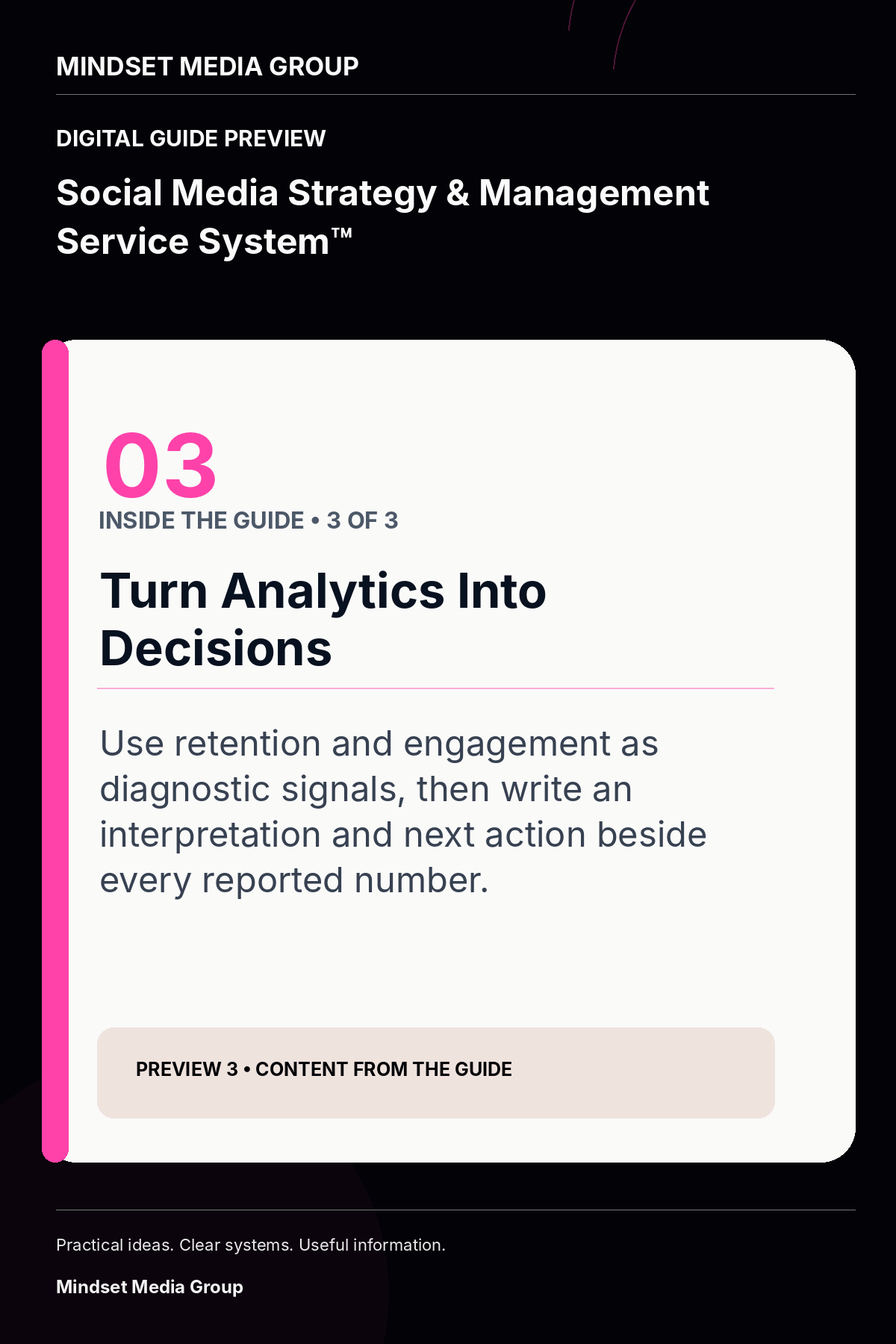 Social Media Strategy & Management Service System™ — Preview 03 of 3 — content from the guide