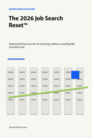The 2026 Job Search Reset book cover by Mindset Media Group
