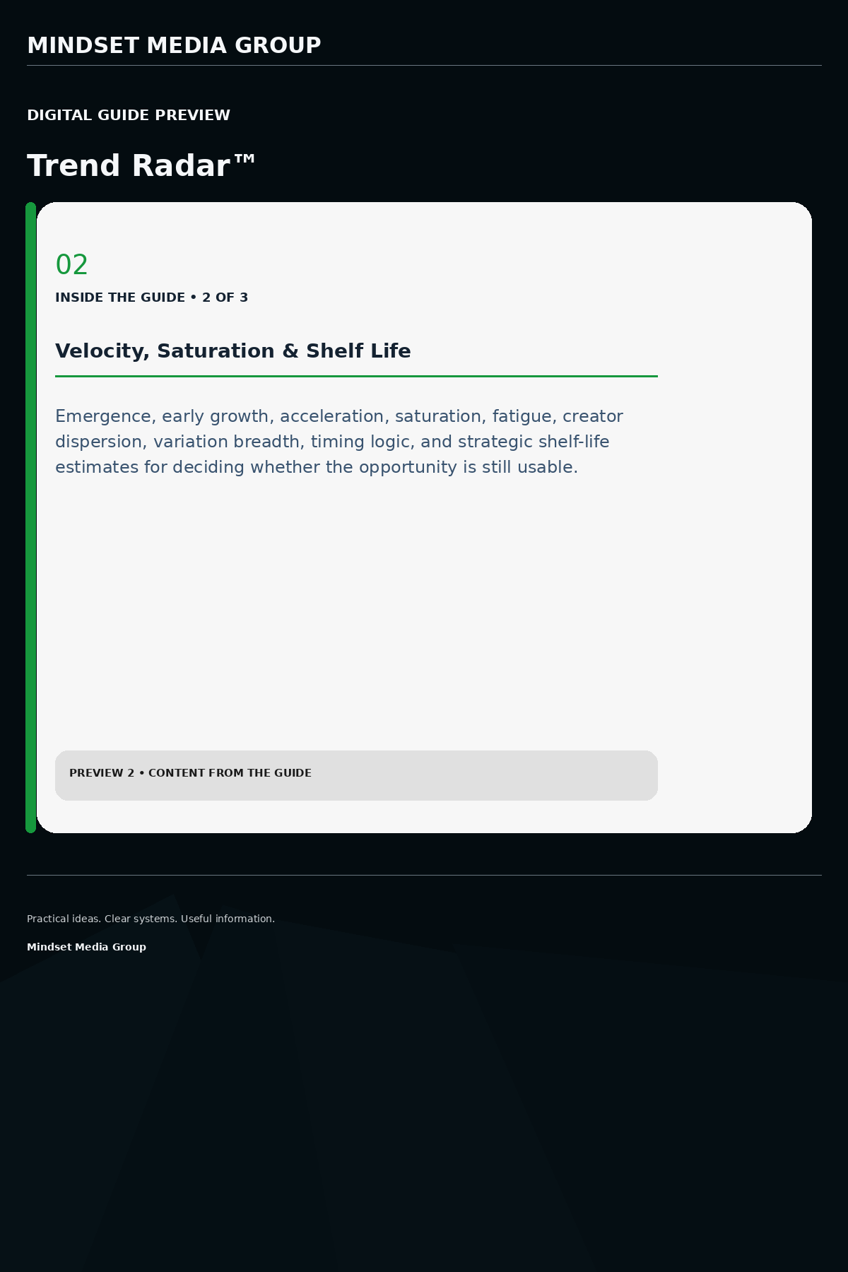 Trend Radar™ — Preview 02 of 3 — content from the guide