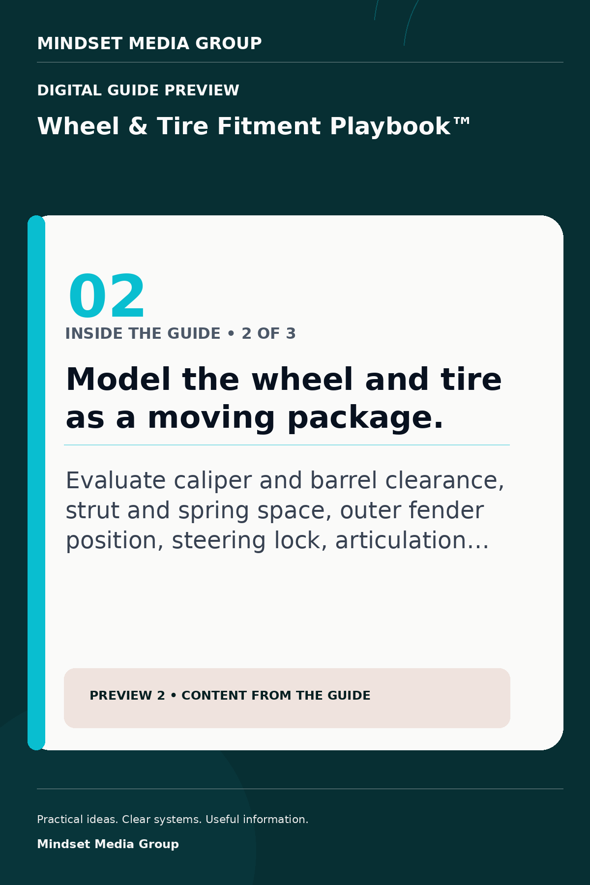 Wheel & Tire Fitment Playbook™ — Preview 02 of 3 — content from the guide
