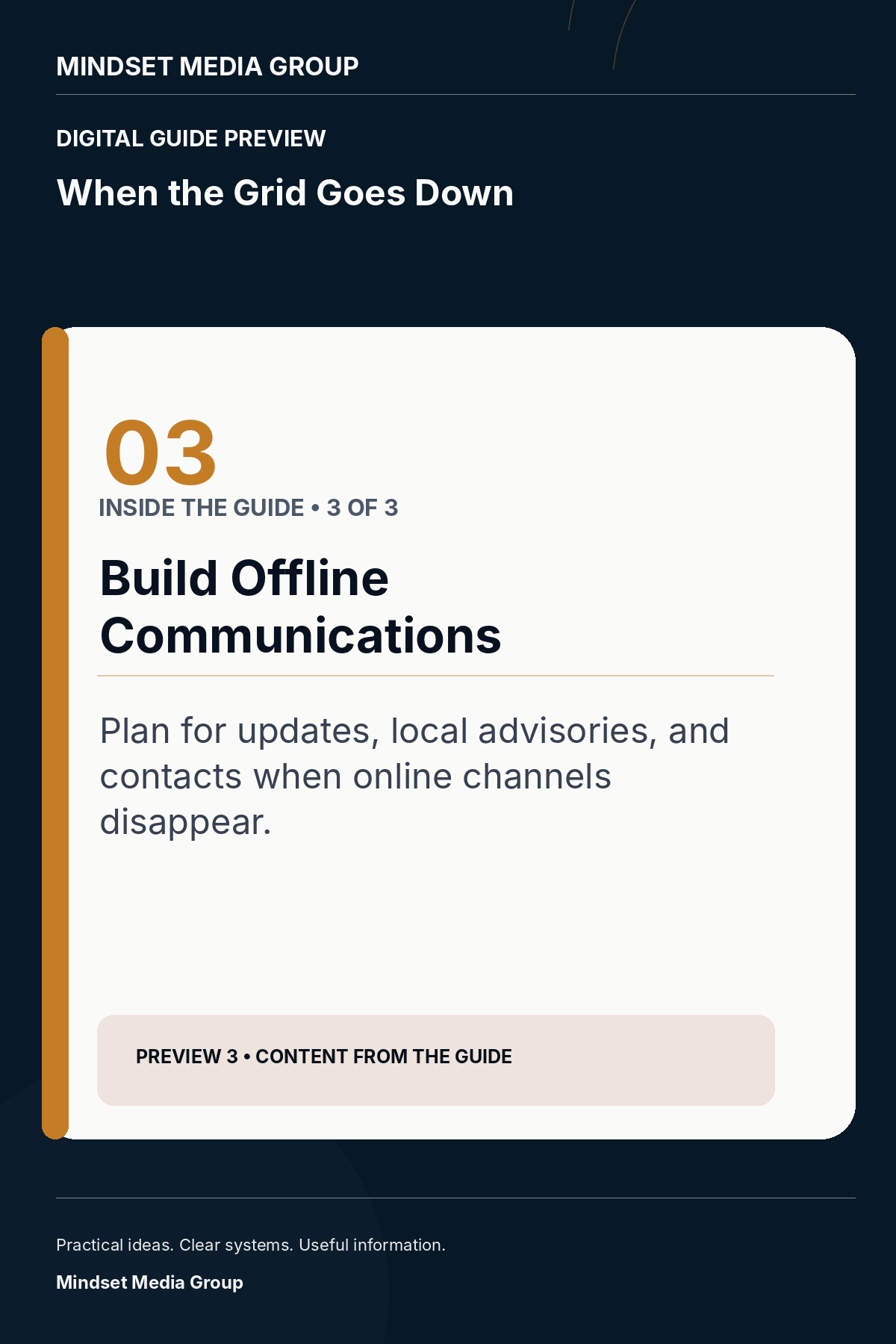 When the Grid Goes Down — Preview 03 of 3 — content from the guide