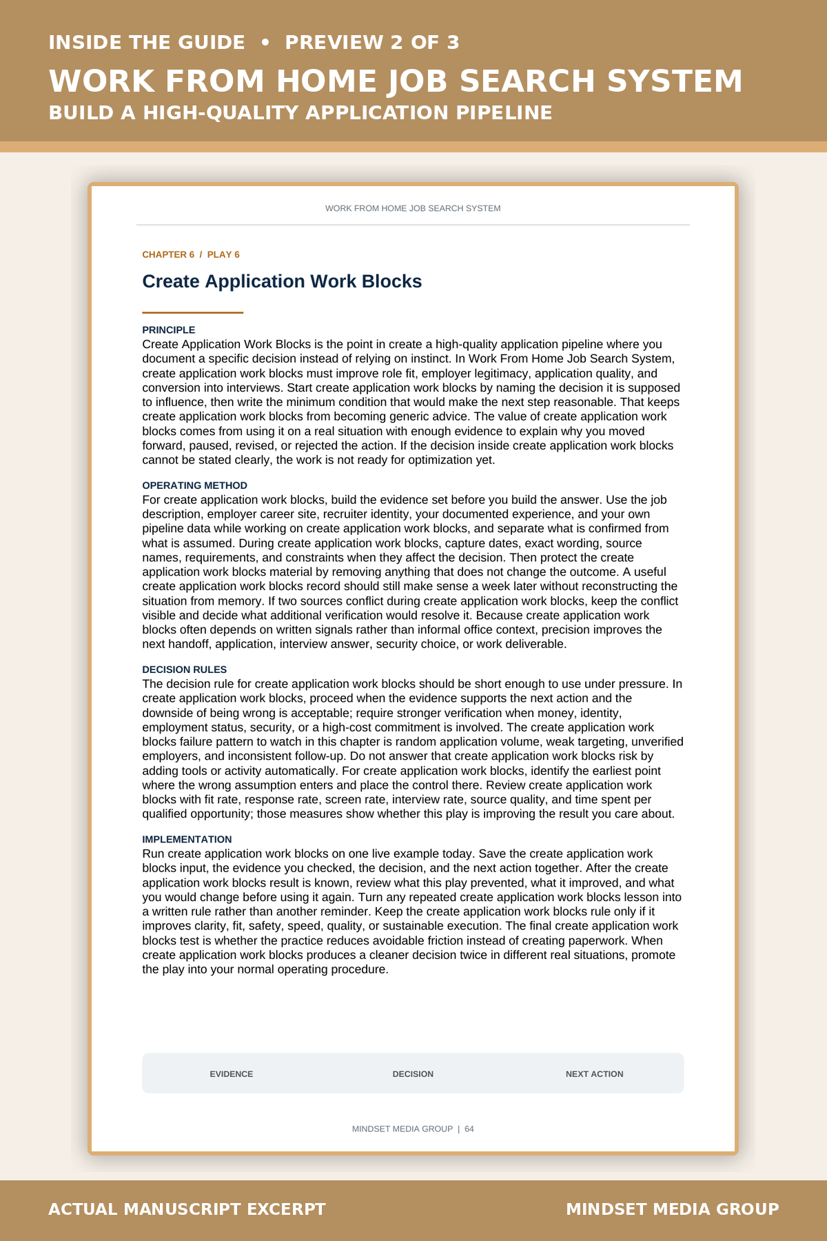 Work From Home Job Search System™ — Preview 02 of 3 — content from the guide